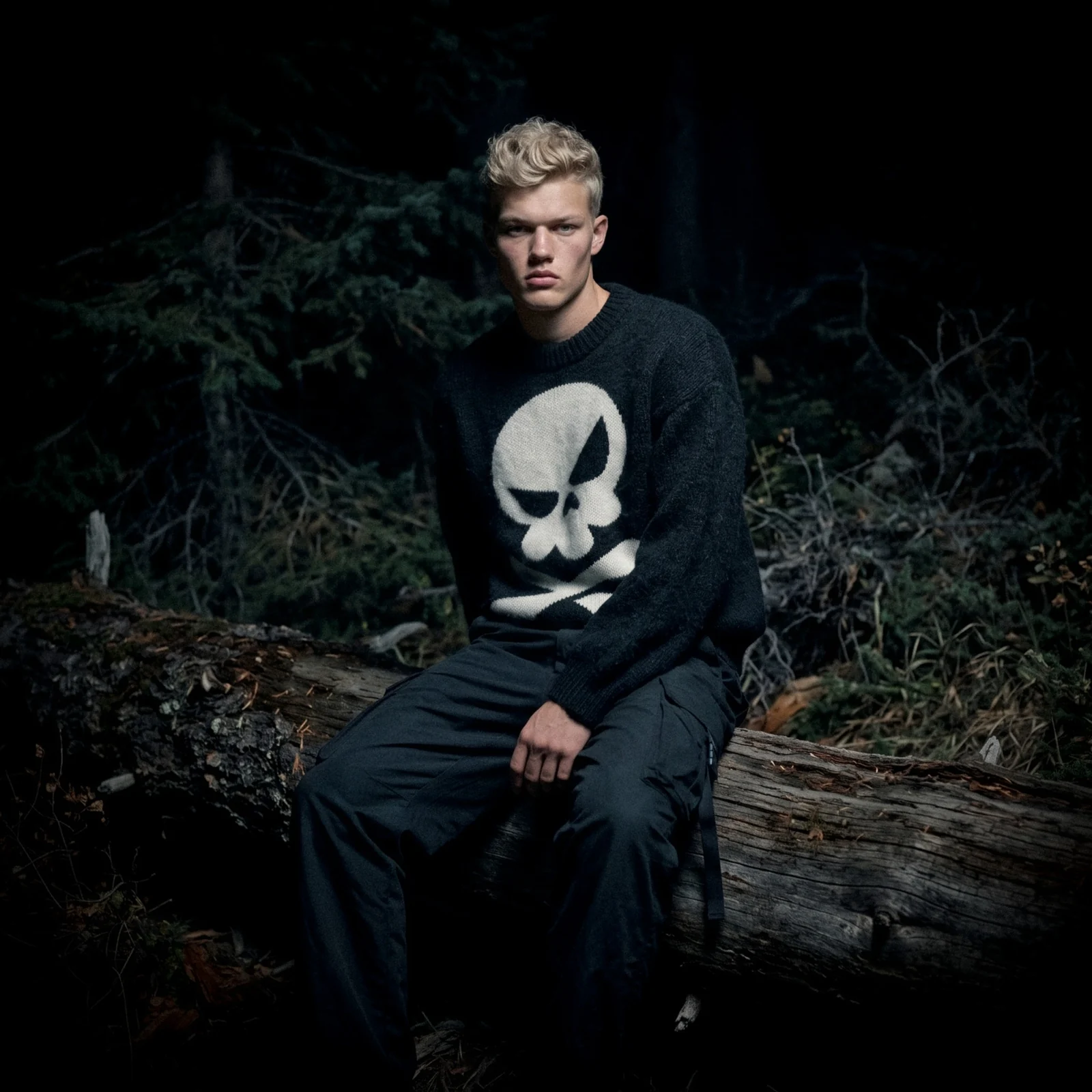 SKULLBY knitwear featured in the fashion collection