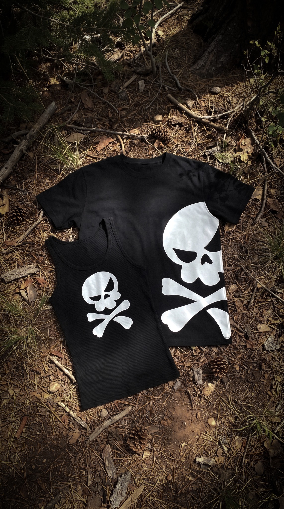 Skull Graphic Tee & Tank